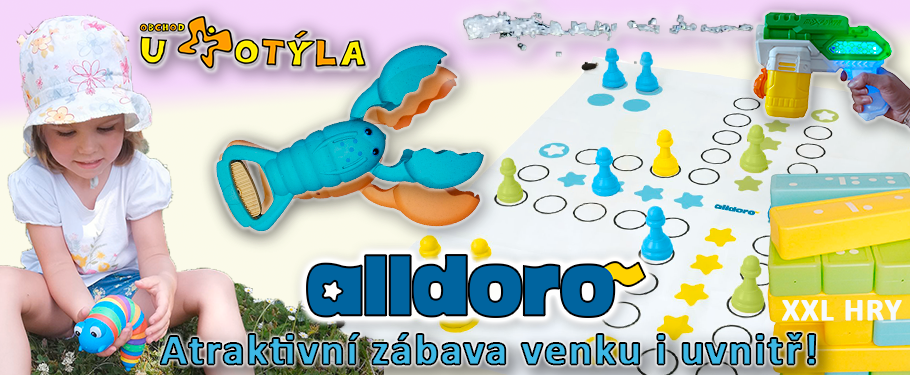 Šikovné hračky a hry Alldoro v Obchodě U Motýla