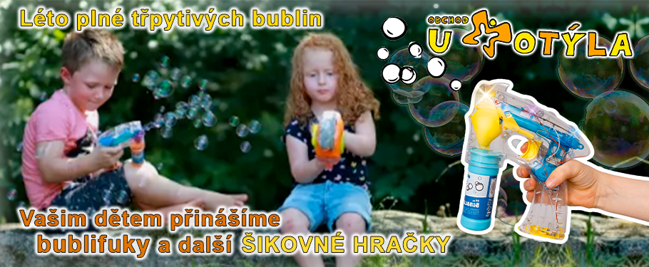 Léto plné třpytivých mýdlových bublin