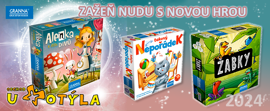Hry GRANNA v Obchodě U Motýla
