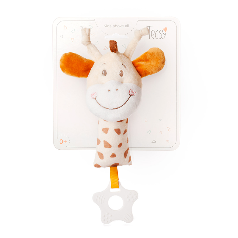 Amek Toys Chrastítko žirafí mládě