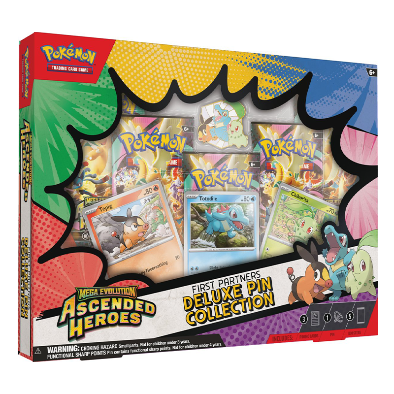 Pokémon TCG: ME02.5 Ascended Heroes - First Partner Deluxe Pin Collection
