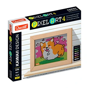 Quercetti Pixel Art 4 Kawaii Corgi