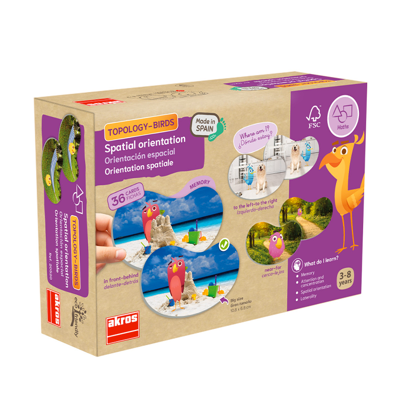Akros Pexeso Ptáci v prostoru (prostorová orientace)