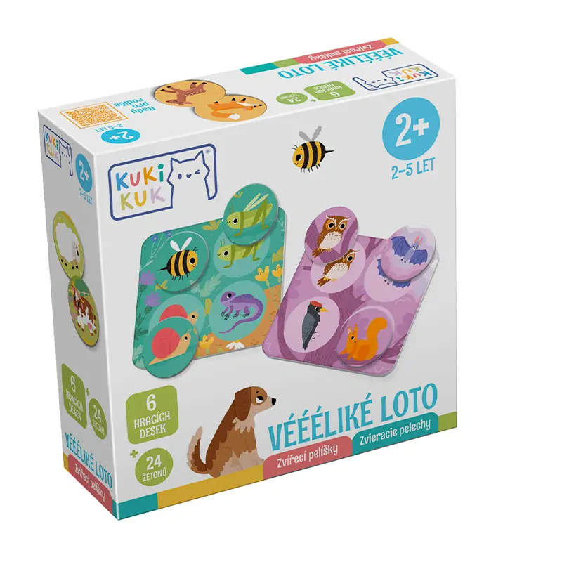 Efko KukiKuk - Véééliké loto Zvířecí pelíšky