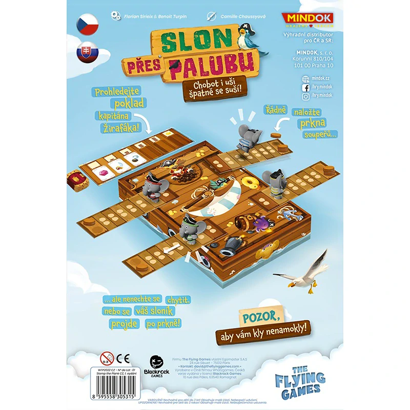 Mindok Slon přes palubu