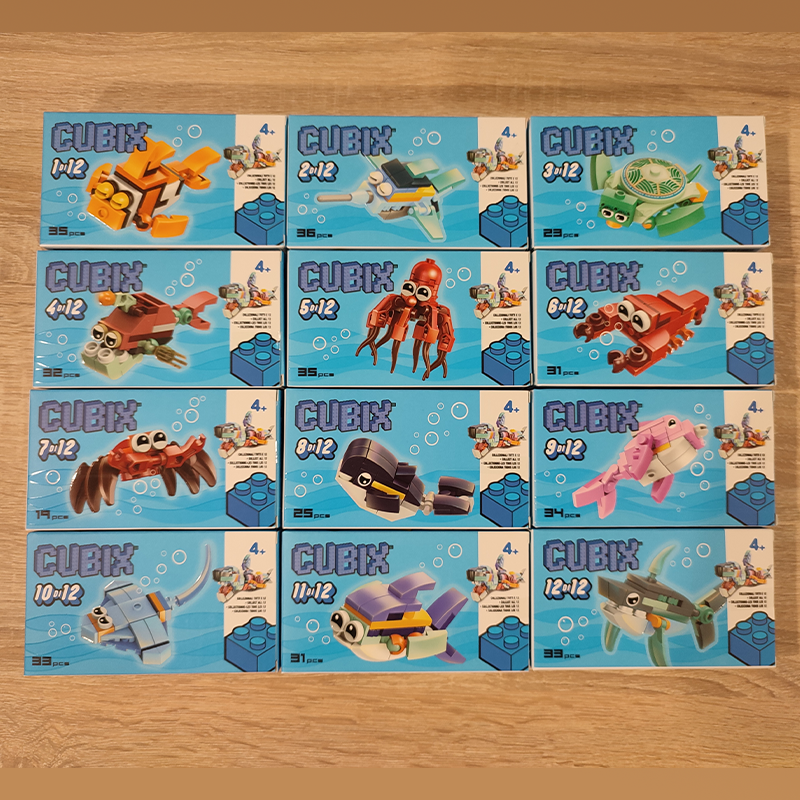 Cubix Vodní svět – kostičková stavebnice pro děti