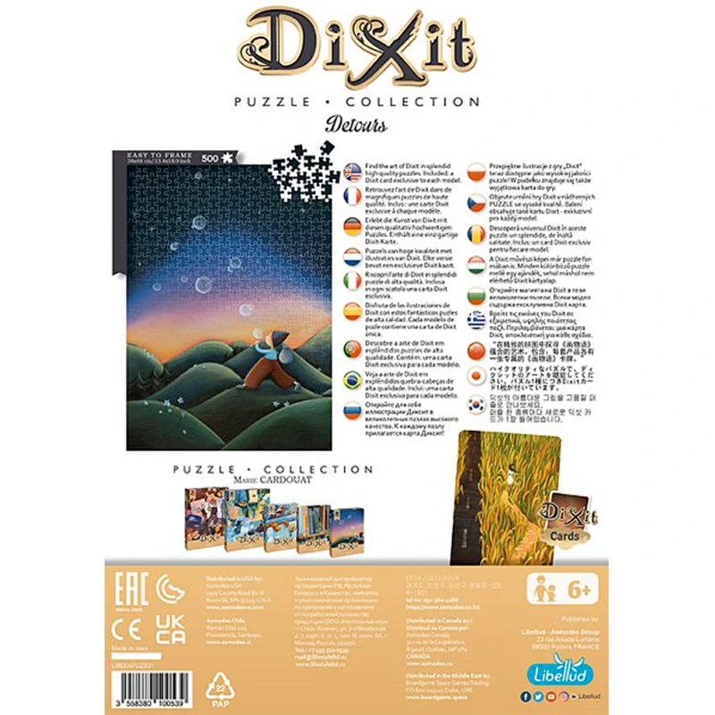 Asmodee Dixit puzzle 500 - Detours