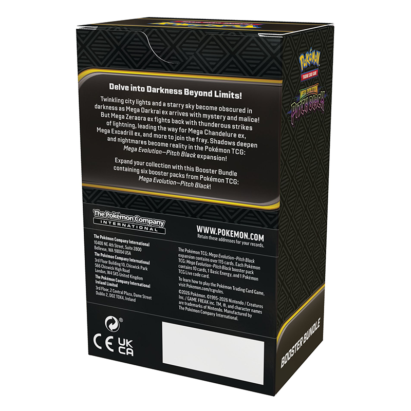 Pokémon TCG: ME05 Pitch Black - Booster Bundle