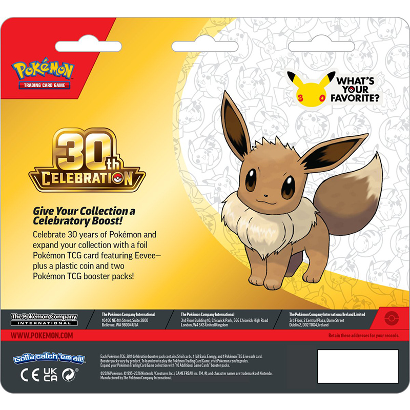 Pokémon TCG: 30th Celebration 2-Pack Blister