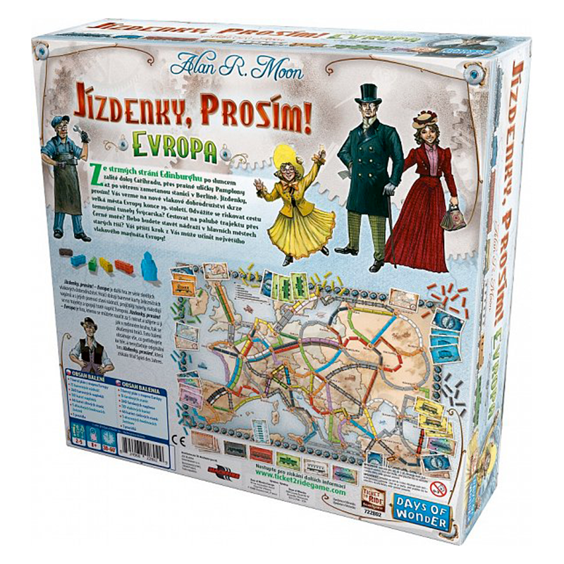 Asmodee Jízdenky, prosím! Evropa