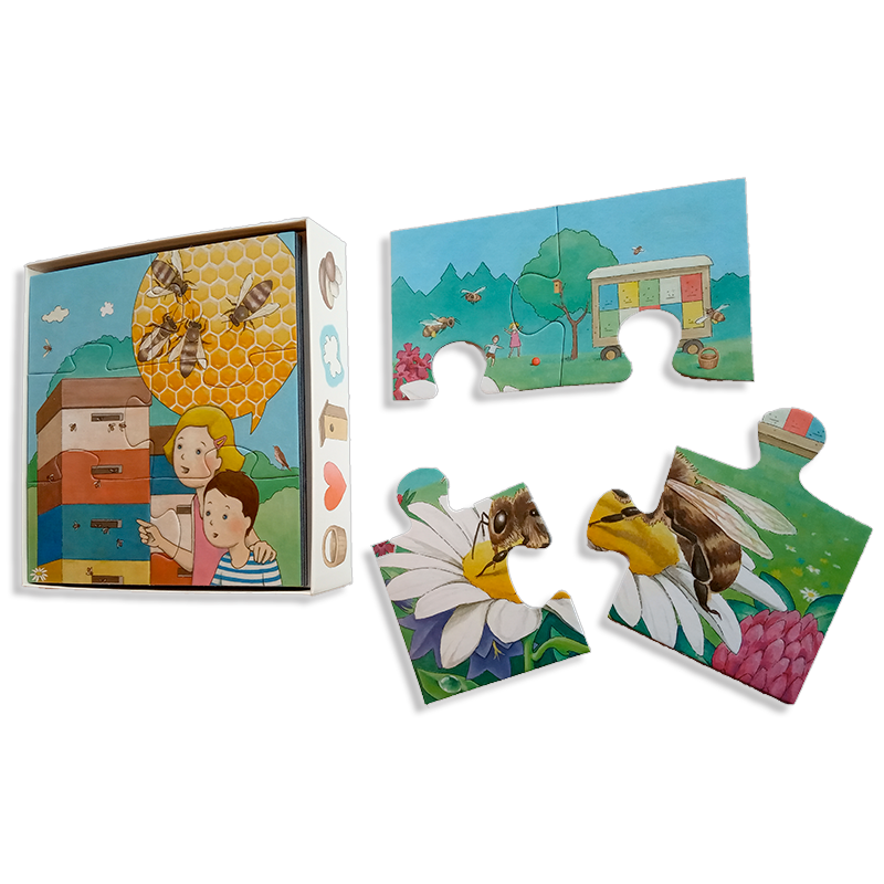 Už vím jak... vzniká med - PUZZLE S LUPOU