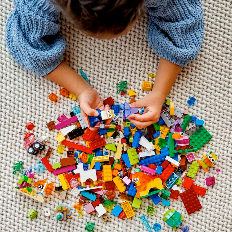 Lego Průhledné kreativní kostky