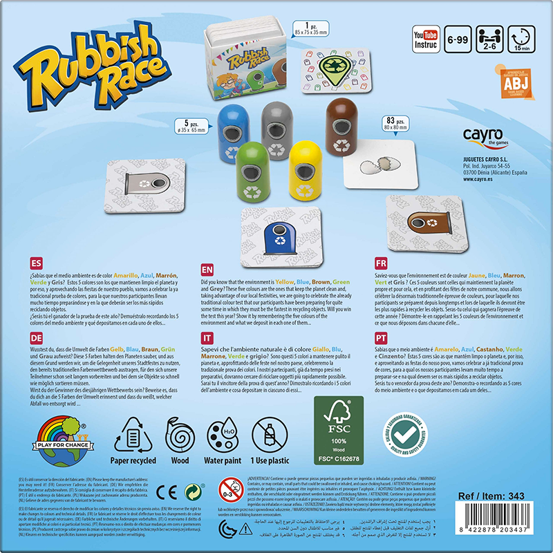 Cayro 343 - Rubbish Race - třídění odpadu