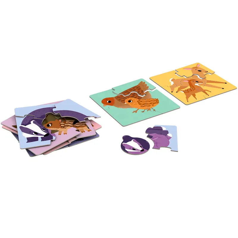 Efko KukiKuk - Véééliké puzzle Mláďata s mámou