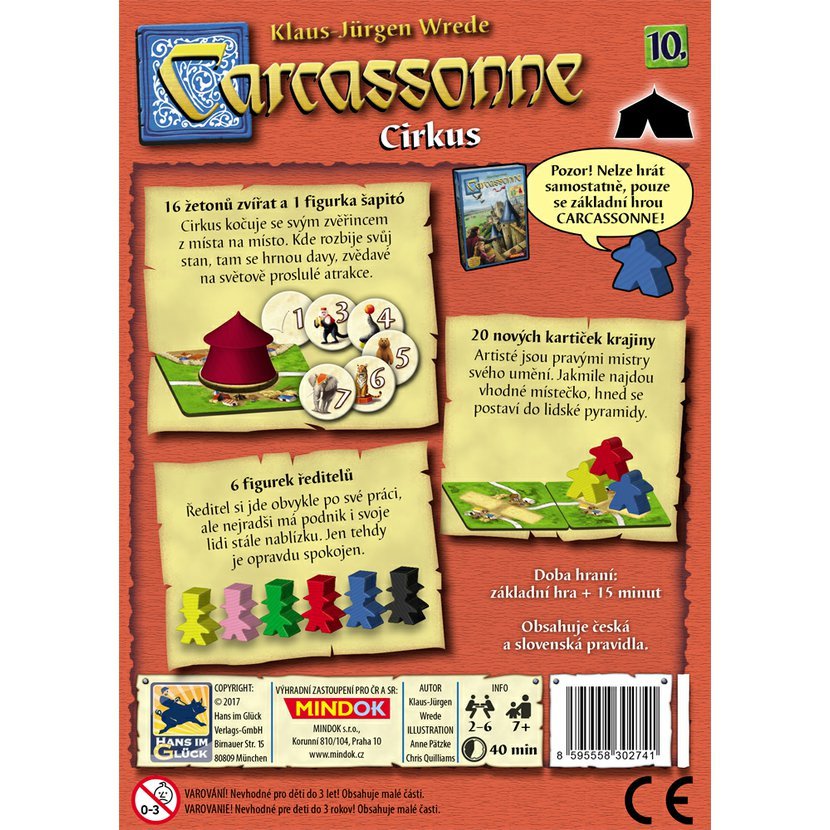 Mindok Carcassonne 10 - Cirkus