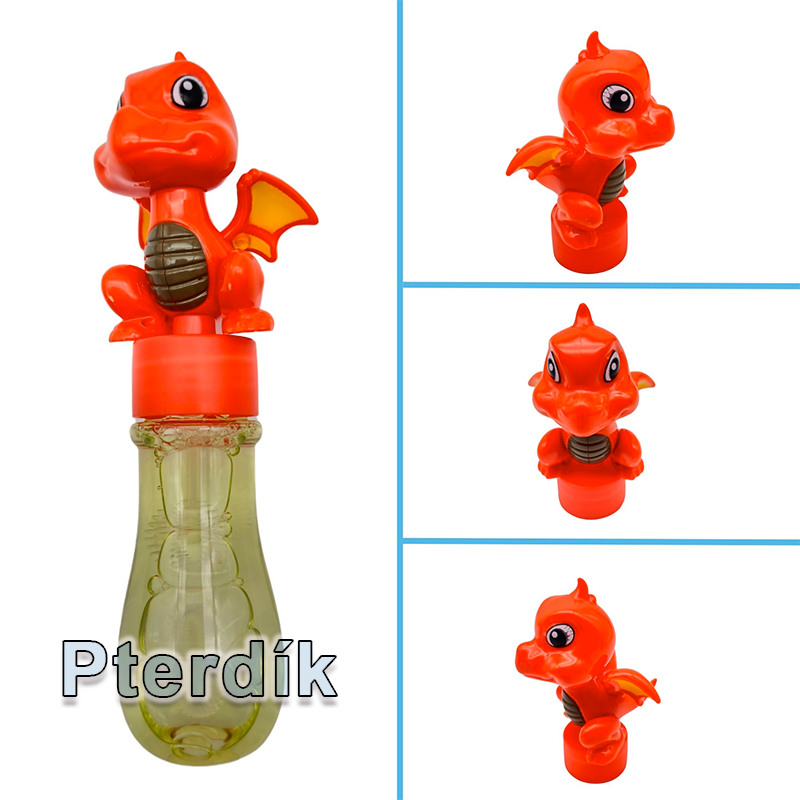 Alldoro Mini Dinofuk, krásná figurka + 35 ml bublin