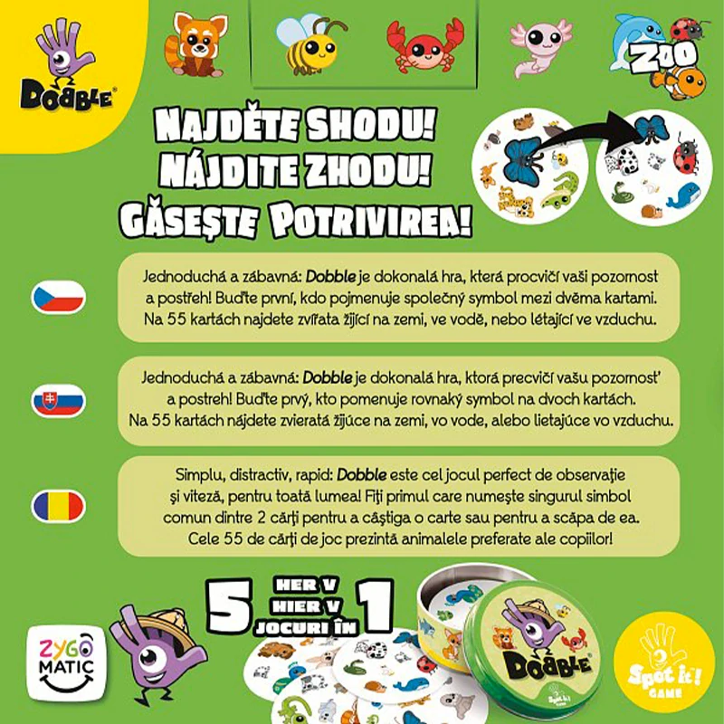 Asmodee Dobble ZOO