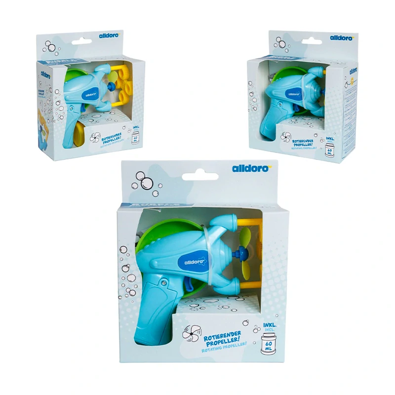 Alldoro Bublinková pistole s vrtulkou (60 ml bublin)