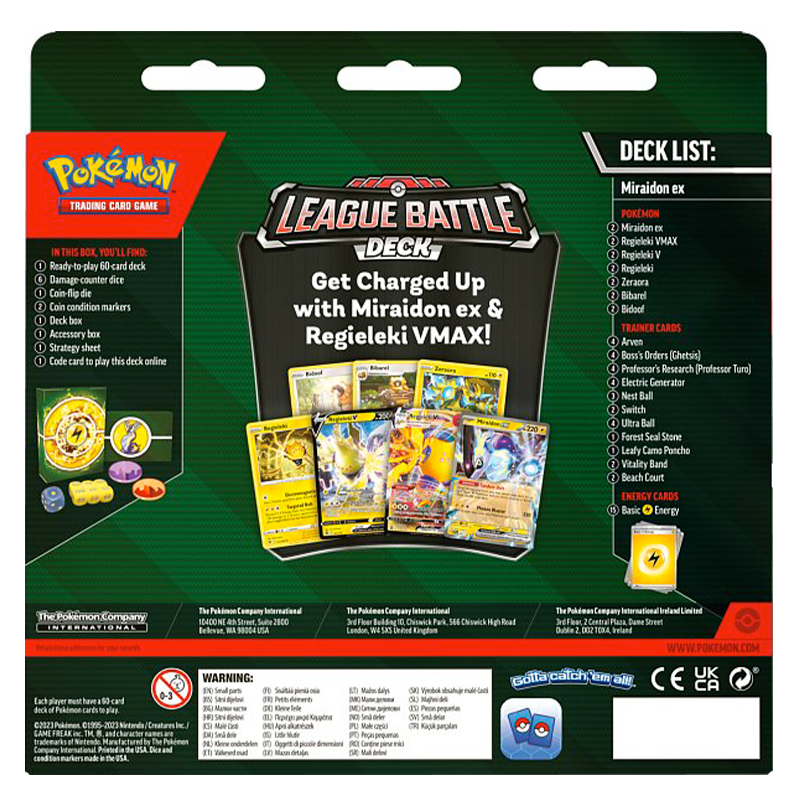 Pokémon TCG: Miraidon ex League Battle Deck