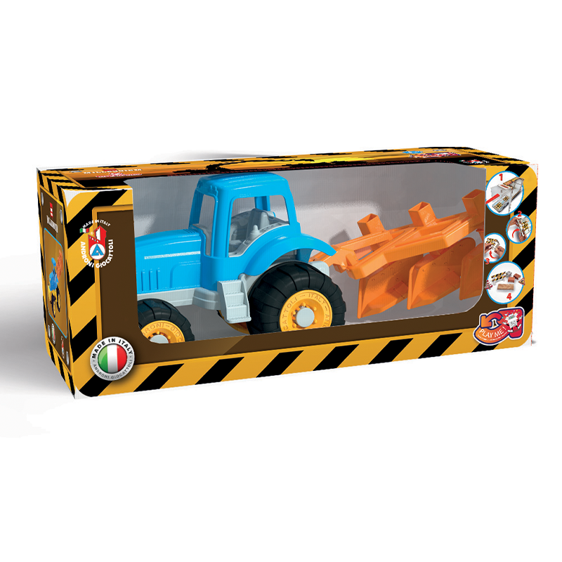 Androni Traktor s pluhem - délka soupravy 45 cm