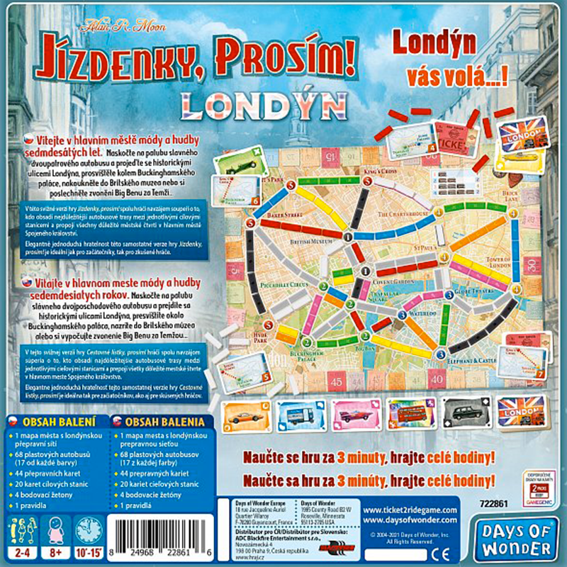 Asmodee Jízdenky, prosím! Londýn