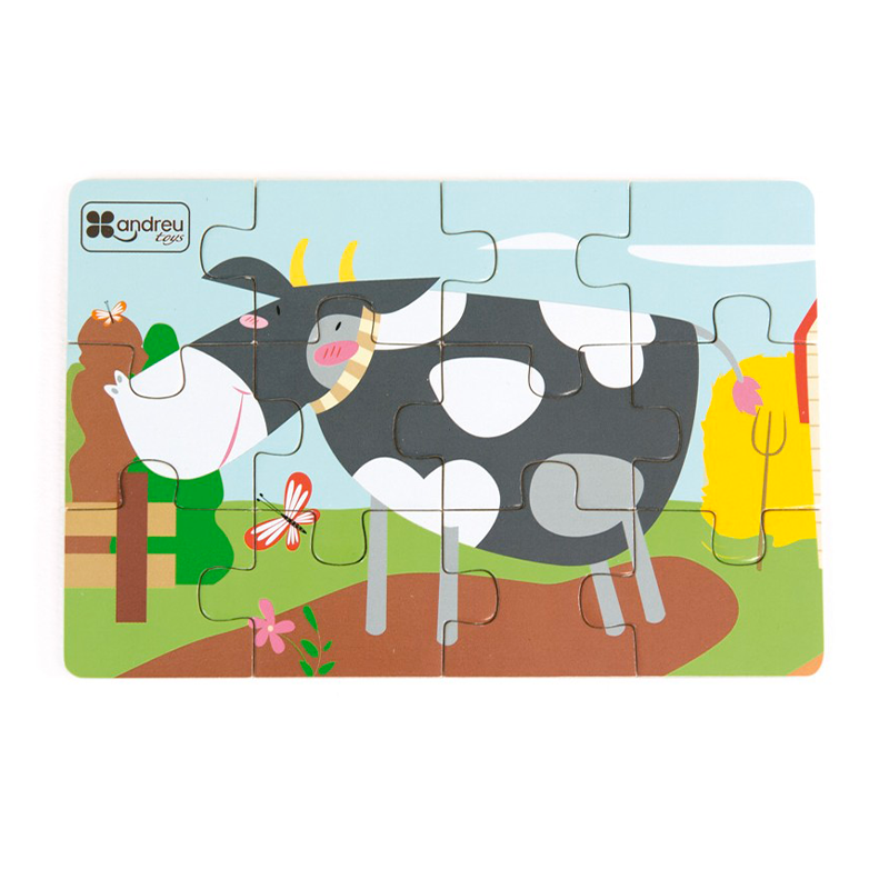 Andreu Toys - 4 puzzle - Diorama Farm