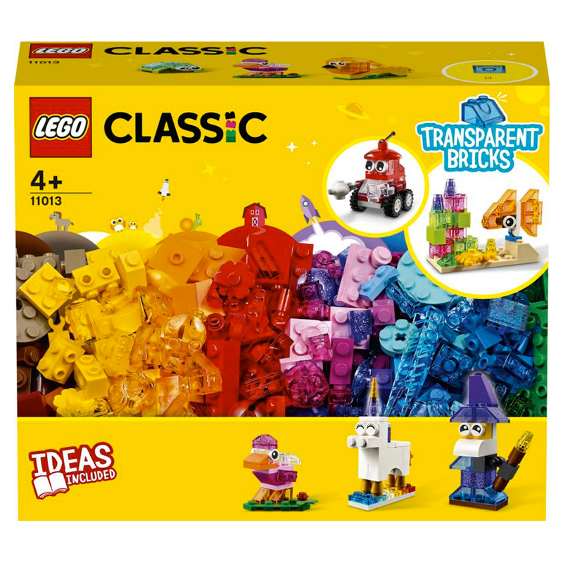 Lego Průhledné kreativní kostky