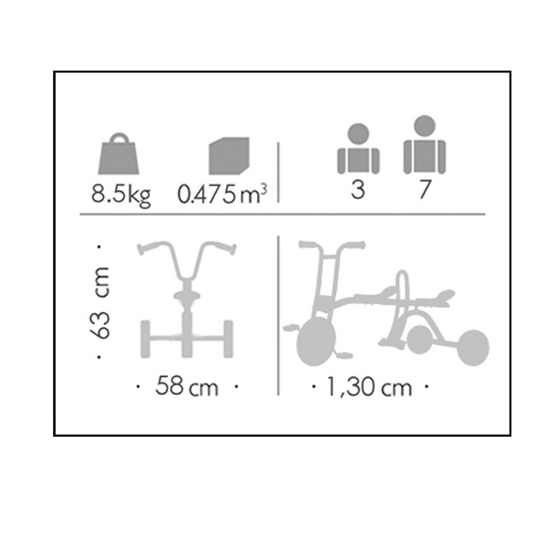 Andreu Toys Kovová tříkolka Taxi